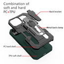 Machine Armor Warrior Shockproof PC + TPU Protective Case For iPhone 13 mini(Green)