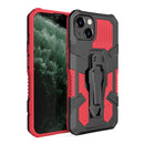 Machine Armor Warrior Shockproof PC + TPU Protective Case For iPhone 13(Red)