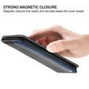Business Solid Color Stitching Horizontal Flip Leather Case with Holder & Card Slots For iPhone 13 Pro Max(Blue)