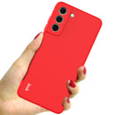 For Samsung Galaxy S21 FE 5G IMAK UC-2 Series Shockproof Full Coverage Soft TPU Case(Red)