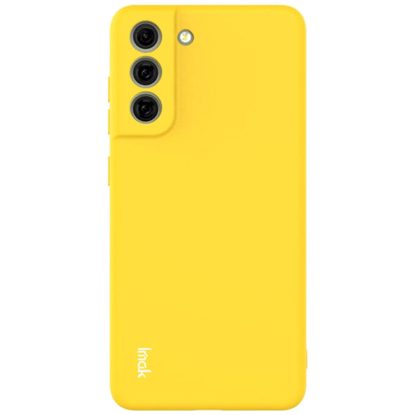 For Samsung Galaxy S21 FE 5G IMAK UC-2 Series Shockproof Full Coverage Soft TPU Case(Yellow)