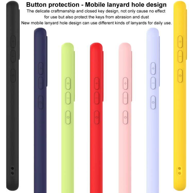 For Samsung Galaxy S21 FE 5G IMAK UC-2 Series Shockproof Full Coverage Soft TPU Case(Yellow)