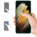 For Xiaomi Redmi Note 10 Pro Dual-color Skin Feel TPU + PC Magnetic Shockproof Case with Invisible Holder(Dark Green)