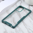 For Samsung Galaxy A52 5G Acrylic + Color TPU Shockproof Case(Dark Green)