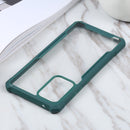 For Samsung Galaxy A52 5G Acrylic + Color TPU Shockproof Case(Dark Green)