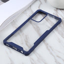 For Samsung Galaxy A52 5G Acrylic + Color TPU Shockproof Case(Dark Blue)