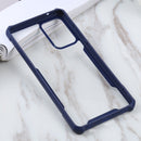 For Samsung Galaxy A52 5G Acrylic + Color TPU Shockproof Case(Dark Blue)
