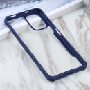 For Xiaomi Redmi Note 10 4G/10S Acrylic + Color TPU Shockproof Case(Dark Blue)