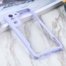 For Samsung Galaxy S21 FE Acrylic + Color TPU Shockproof Case(Purple)