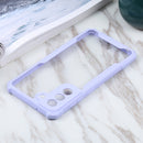 For Samsung Galaxy S21 FE Acrylic + Color TPU Shockproof Case(Purple)