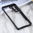 For Samsung Galaxy S21 FE Acrylic + Color TPU Shockproof Case(Black)