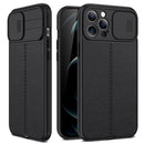 Litchi Texture Sliding Camshield TPU Protective Case For iPhone 11(Black)
