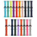 For Honor Band 6 Pure Color Silicone Watch Band(Rock Cyan)