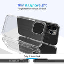 Clear Crystal Acrylic +TPU Four-corner Shockproof Case For iPhone 13 Pro Max(Transparent)