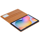 For Samsung Galaxy Tab A7 Lite Knead Skin Texture Horizontal Flip Leather Case with Photo Frame & Holder & Card Slots & Wallet(Brown)