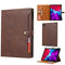 Calf Texture Double Fold Clasp Horizontal Flip Leather Tablet Case with Photo Frame & Holder & Card Slots & Wallet For iPad Pro 11 inch 2021(Brown)