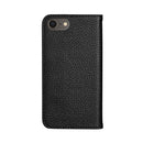 For iPhone 7 Litchi Texture Horizontal Flip Leather Case with Holder & Card Slots(Black)