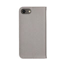 For iPhone 7 Litchi Texture Horizontal Flip Leather Case with Holder & Card Slots(Grey)