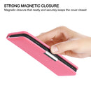 For iPhone 7 Litchi Texture Horizontal Flip Leather Case with Holder & Card Slots(Pink)