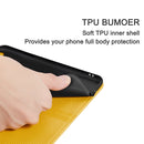 For iPhone 7 Litchi Texture Horizontal Flip Leather Case with Holder & Card Slots(Yellow)