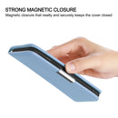 For iPhone X Litchi Texture Horizontal Flip Leather Case with Holder & Card Slots(Blue)