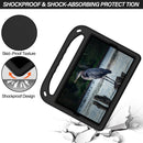 For Lenovo Tab M10 FHD Plus TB-X606F / TB-X606M Handle Portable EVA Shockproof Protective Case with Triangle Holder(Black)
