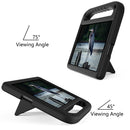 For Lenovo Tab M10 FHD Plus TB-X606F / TB-X606M Handle Portable EVA Shockproof Protective Case with Triangle Holder(Black)