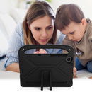 For Lenovo Tab M10 FHD Plus TB-X606F / TB-X606M Handle Portable EVA Shockproof Protective Case with Triangle Holder(Black)