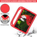 For Lenovo Tab M10 FHD Plus TB-X606F / TB-X606M Handle Portable EVA Shockproof Protective Case with Triangle Holder(Red)