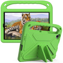 For Lenovo Tab M10 FHD Plus TB-X606F / TB-X606M Handle Portable EVA Shockproof Protective Case with Triangle Holder(Green)