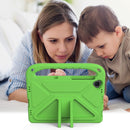 For Lenovo Tab M10 FHD Plus TB-X606F / TB-X606M Handle Portable EVA Shockproof Protective Case with Triangle Holder(Green)