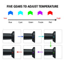 WUPP CS-1324A1 ATV Intelligent Electric Heating Hand Cover Heated Grip with Five Gear Temperature Control & Indicator Light