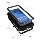 For Samsung Galaxy S21 Ultra 5G LOVE MEI Metal Shockproof Waterproof Dustproof Protective Case without Glass(Black)