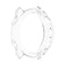 For Garmin Forerunner 158 / 55 Half Coverage Hollowed TPU Protective Case(Transparent White)