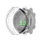 For Garmin Forerunner 158 / 55 Half Coverage Hollowed TPU Protective Case(Transparent White)