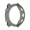 For Garmin Forerunner 158 / 55 Half Coverage Hollowed TPU Protective Case(Transparent Black)