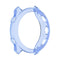 For Garmin Forerunner 158 / 55 Half Coverage Hollowed TPU Protective Case(Transparent Blue)