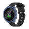 For Garmin Forerunner 158 / 55 Half Coverage Hollowed TPU Protective Case(Transparent Blue)