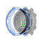 For Garmin Forerunner 158 / 55 Half Coverage Hollowed TPU Protective Case(Transparent Blue)