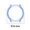 For Garmin Forerunner 158 / 55 Half Coverage Hollowed TPU Protective Case(Transparent Blue)