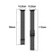 For Fitbit Luxe Clip-on Metal Watch Band(Champagne Gold)