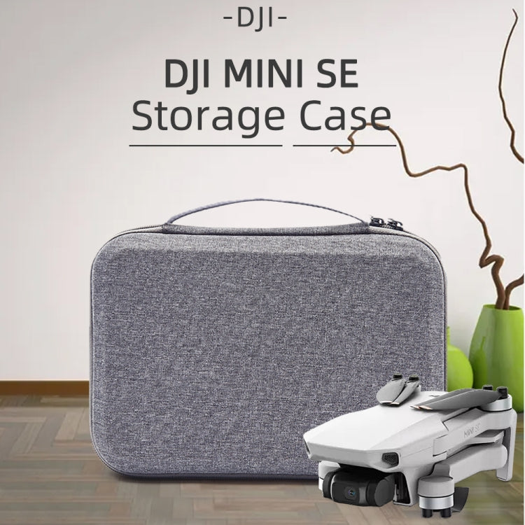 For DJI Mini SE Shockproof Carrying Hard Case Storage Bag, Size: 21.5 x 29.5 x 10cm(Grey + Black Liner)