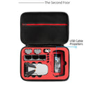 For DJI Mini SE Shockproof Carrying Hard Case Storage Bag, Size: 21.5 x 29.5 x 10cm(Grey + Red Liner)