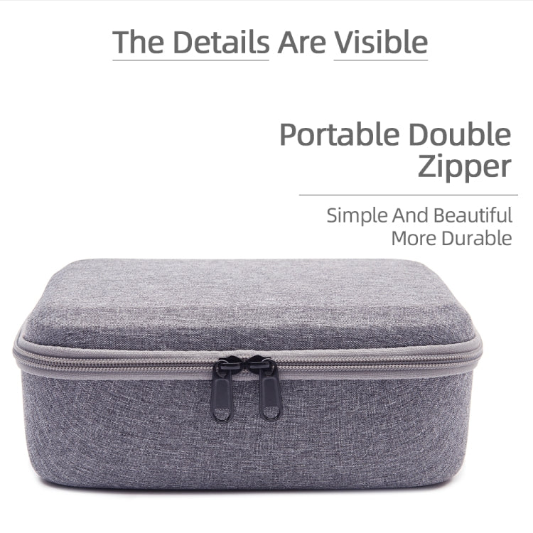 For DJI Mini SE Shockproof Carrying Hard Case Storage Bag, Size: 21.5 x 29.5 x 10cm(Grey + Black Liner)