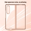 For Samsung Galaxy Z Fold3 5G Symphony Plating PC Shockproof Protective Case(Rose Gold)