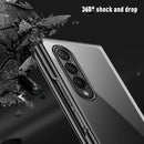 For Samsung Galaxy Z Fold3 5G Symphony Plating PC Shockproof Protective Case(Rose Gold)