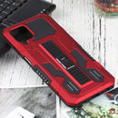 For Samsung Galaxy A22 4G / M32 4G Vanguard Warrior All Inclusive Double-color Shockproof TPU + PC Protective Case with Holder(Red)