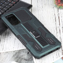 For Samsung Galaxy A52 5G / 4G / A52S Vanguard Warrior All Inclusive Double-color Shockproof TPU + PC Protective Case with Holder(Graphite Green)