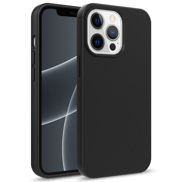 Starry Series Shockproof Straw Material + TPU Protective Case For iPhone 13 mini(Black)