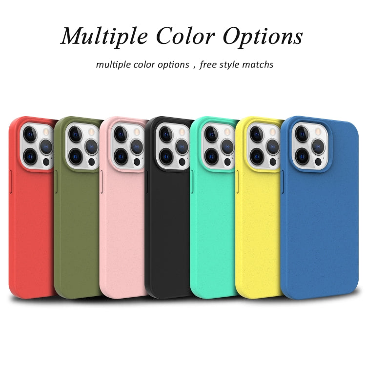 Starry Series Shockproof Straw Material + TPU Protective Case For iPhone 13 mini(Red)
